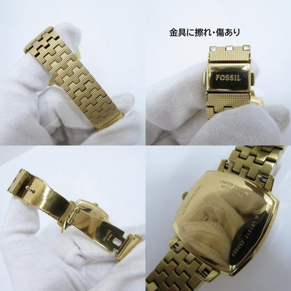FOSSIL | フォッシル NICK JONAS × FOSSIL MACHINE LUXE アナログクォーツ 腕時計 LE1217 ゴールド 文字盤グリーン【瀬戸大橋店】
