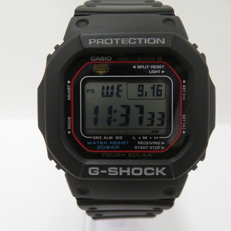 G-SHOCK | ジーショック デジタル電波ソーラー 腕時計 GW-M5610U-1JF ブラック【瀬戸大橋店】