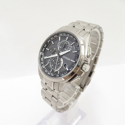 CITIZEN | シチズン ATTESA アナログ電波ソーラー 腕時計 AT8040-57E シルバー 文字盤グレー【瀬戸大橋店】