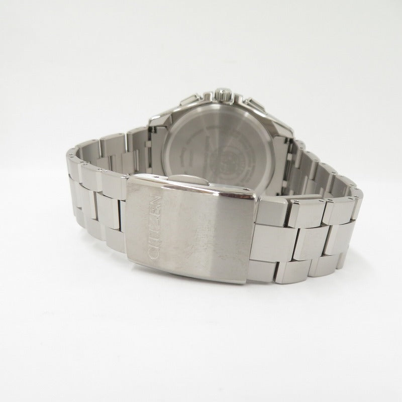 CITIZEN | シチズン ATTESA アナログ電波ソーラー 腕時計 AT8040-57E シルバー 文字盤グレー【瀬戸大橋店】