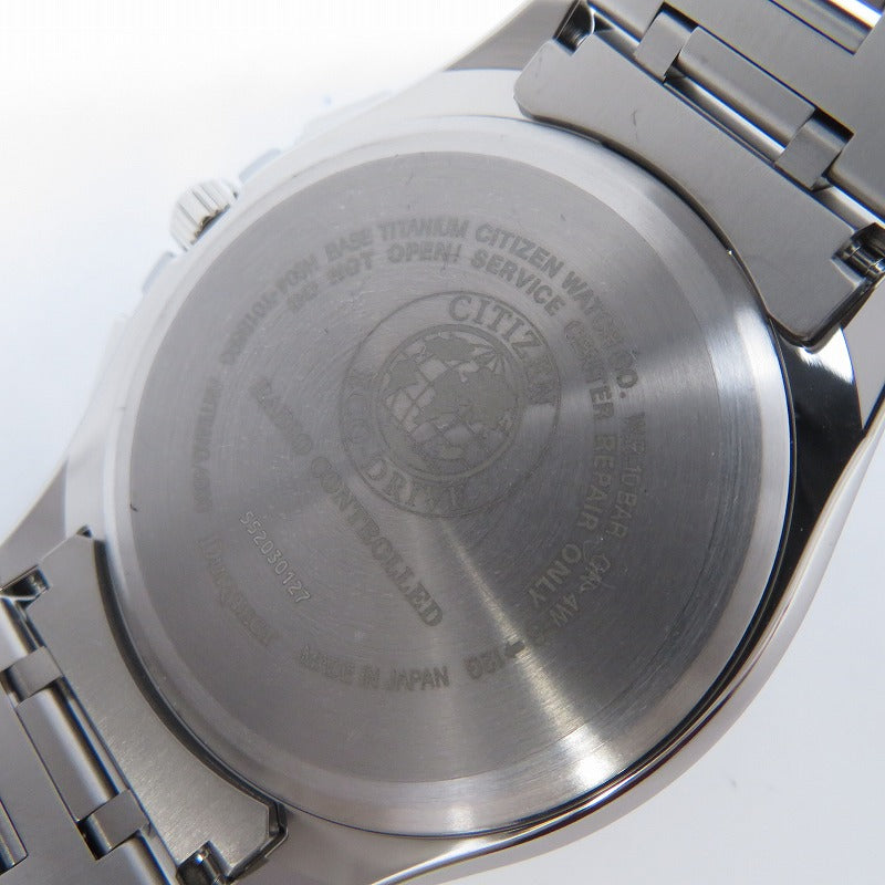CITIZEN | シチズン ATTESA アナログ電波ソーラー 腕時計 AT8040-57E シルバー 文字盤グレー【瀬戸大橋店】
