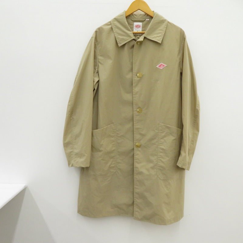 Danton | ダントン ナイロンタフタ ステンカラーコート その他アウター JD-8041 NTF ベージュ サイズ：42【瀬戸大橋店】
