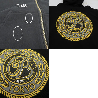 BlackEyePatch | ブラックアイパッチ B Emblem Zip Hoodie 'Black' 23SS パーカー ブラック サイズ：XL【瀬戸大橋店】