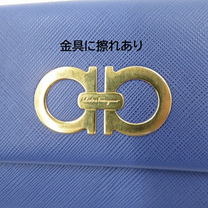 Salvatore Ferragamo | サルヴァトーレフェラガモ ダブルガンチーニ 長財布 227121 ブルー【瀬戸大橋店】
