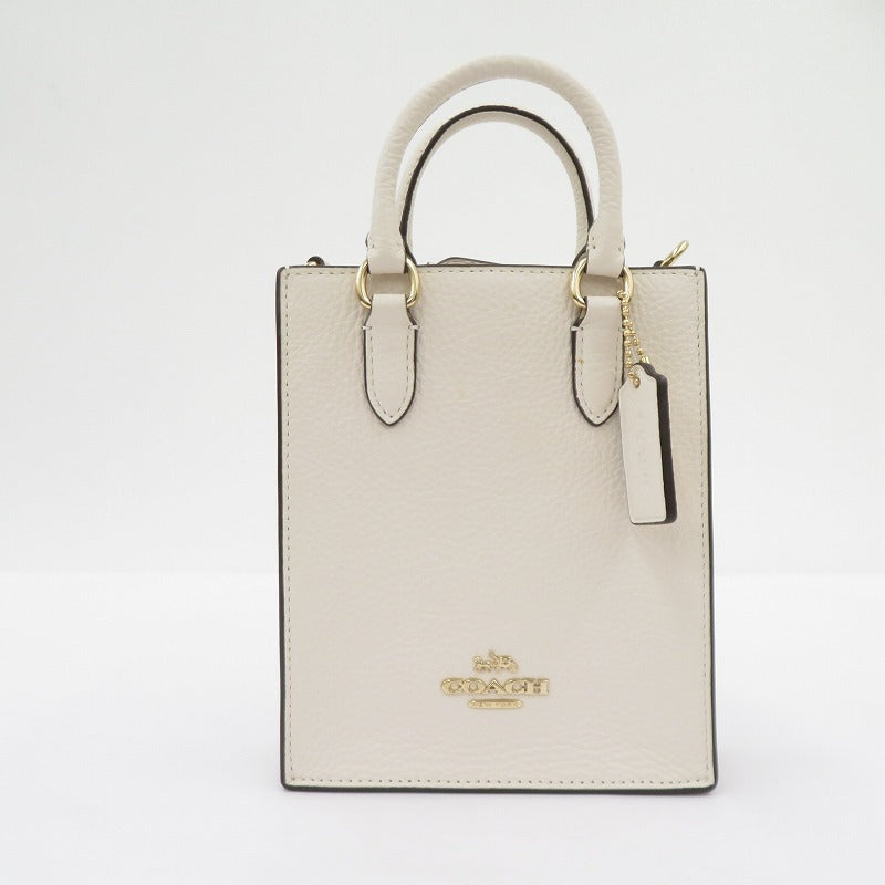 COACH | コーチ ノース サウス ミニ トート ショルダーバッグ B2311-CJ500 アイボリー【瀬戸大橋店】