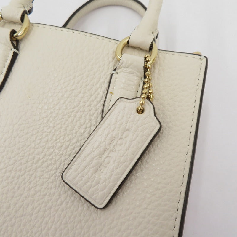 COACH | コーチ ノース サウス ミニ トート ショルダーバッグ B2311-CJ500 アイボリー【瀬戸大橋店】