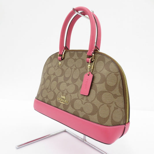 COACH | コーチ シグネチャー ミニ シエラ サッチェル 2WAY ハンドバッグ B1923-F27583 ブラウン【瀬戸大橋店】