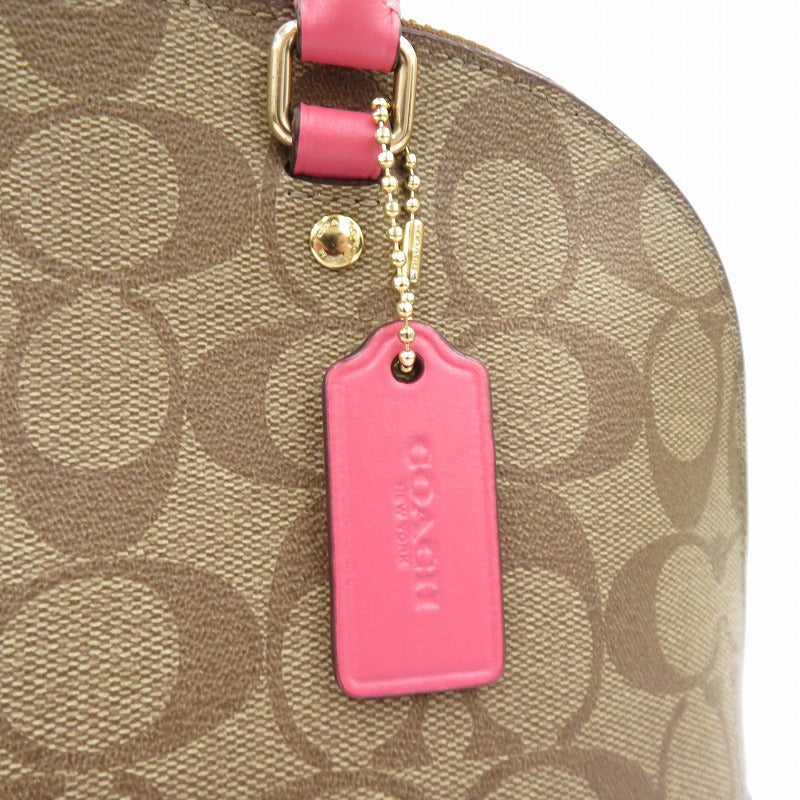 COACH | コーチ シグネチャー ミニ シエラ サッチェル 2WAY ハンドバッグ B1923-F27583 ブラウン【瀬戸大橋店】