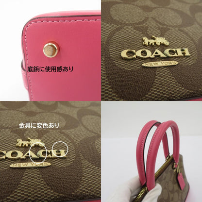 COACH | コーチ シグネチャー ミニ シエラ サッチェル 2WAY ハンドバッグ B1923-F27583 ブラウン【瀬戸大橋店】