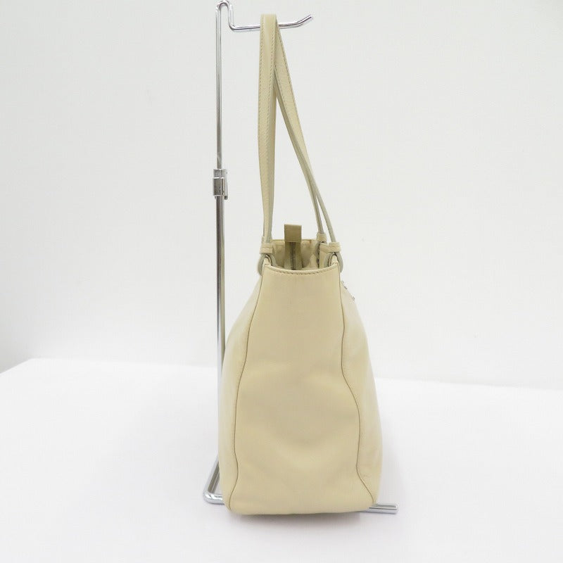 PRADA | プラダ トライアングルロゴ ハンドバッグ BR1530 アイボリー【瀬戸大橋店】