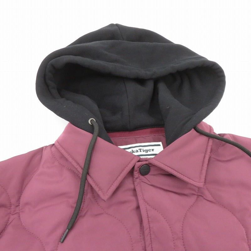ONITSUKA TIGER | オニツカタイガー QUILTED JACKET キルティング ジャケット その他アウター 2183B416 ボルドー/バーガンディー サイズ：S【瀬戸大橋店】