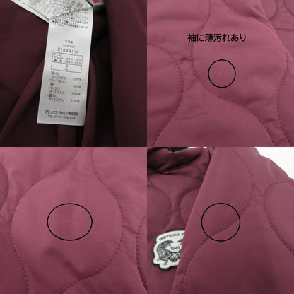 ONITSUKA TIGER | オニツカタイガー QUILTED JACKET キルティング ジャケット その他アウター 2183B416 ボルドー/バーガンディー サイズ：S【瀬戸大橋店】