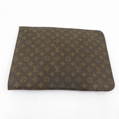 LOUIS VUITTON | ルイ・ヴィトン モノグラム ポッシュ・ドキュマン クラッチバッグ M53456 ブラウン【瀬戸大橋店】