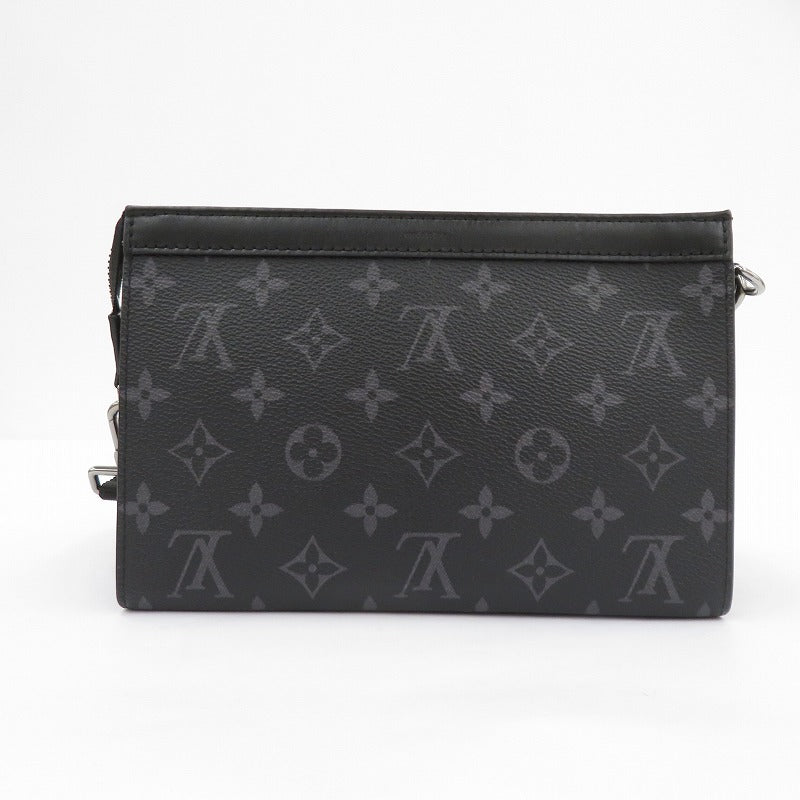 LOUIS VUITTON | ルイ・ヴィトン モノグラム エクリプス ガストン･ウェアラブル ウォレット ショルダーバッグ M81124 ブラック【瀬戸大橋店】