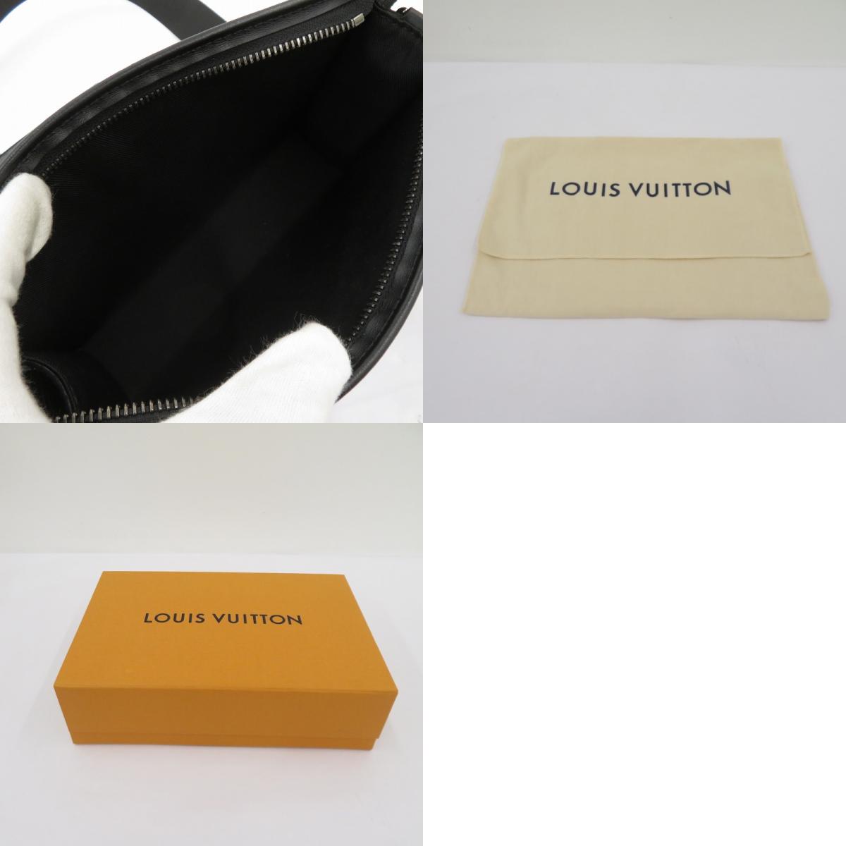 LOUIS VUITTON | ルイ・ヴィトン モノグラム エクリプス ガストン･ウェアラブル ウォレット ショルダーバッグ M81124 ブラック【瀬戸大橋店】