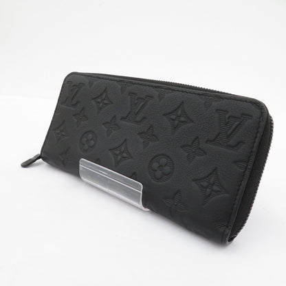 LOUIS VUITTON | ルイ・ヴィトン モノグラム シャドウ ジッピーウォレット・ホリゾンタル 長財布 M80333 ブラック【瀬戸大橋店】