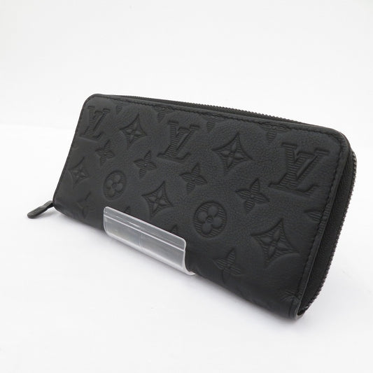 LOUIS VUITTON | ルイ・ヴィトン モノグラム シャドウ ジッピーウォレット・ホリゾンタル 長財布 M80333 ブラック【瀬戸大橋店】