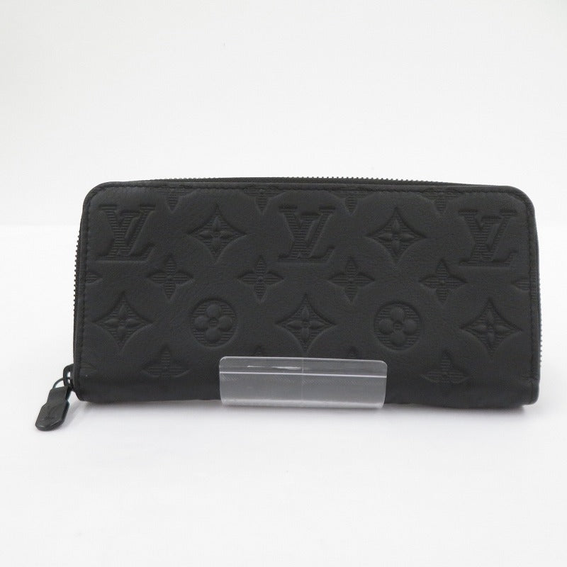 LOUIS VUITTON | ルイ・ヴィトン モノグラム シャドウ ジッピーウォレット・ホリゾンタル 長財布 M80333 ブラック【瀬戸大橋店】