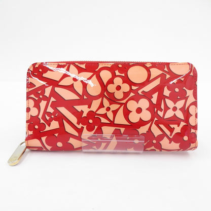 LOUIS VUITTON | ルイ・ヴィトン モノグラム ヴェルニ スイートモノグラム ジッピー・ウォレット 長財布 M90125 レッド【瀬戸大橋店】