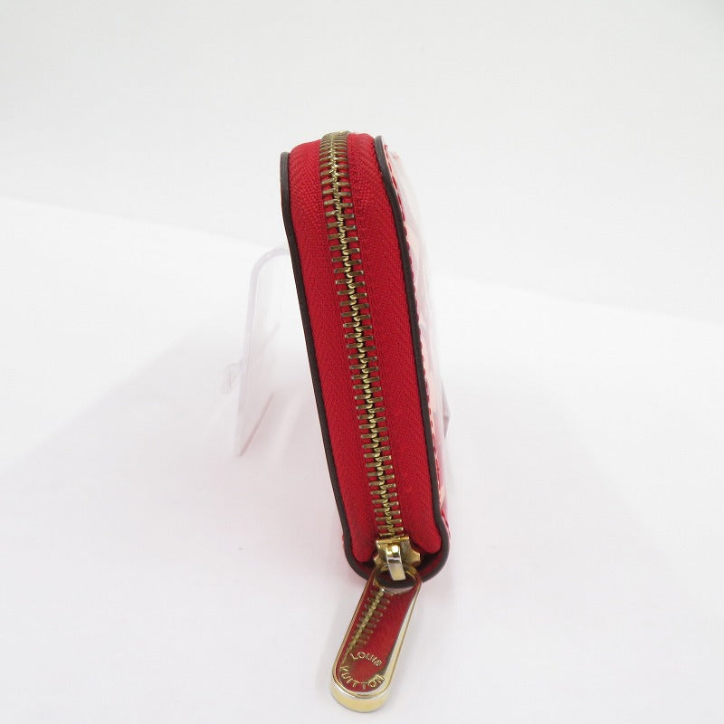 LOUIS VUITTON | ルイ・ヴィトン モノグラム ヴェルニ スイートモノグラム ジッピー・ウォレット 長財布 M90125 レッド【瀬戸大橋店】