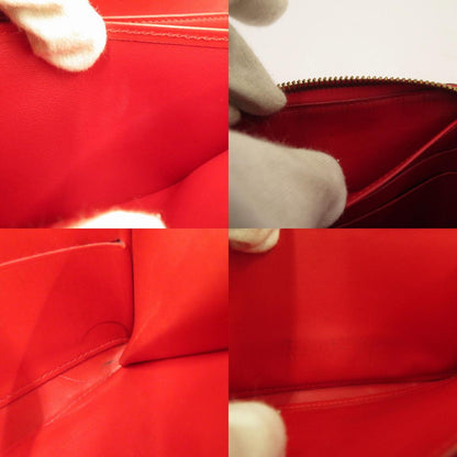 LOUIS VUITTON | ルイ・ヴィトン モノグラム ヴェルニ スイートモノグラム ジッピー・ウォレット 長財布 M90125 レッド【瀬戸大橋店】
