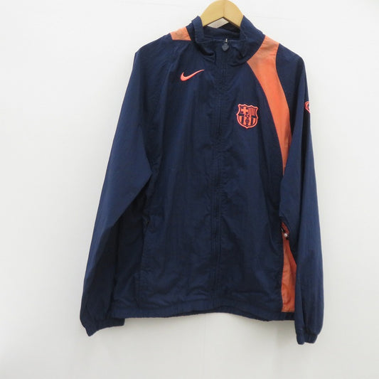 NIKE | ナイキ FCB T90 TRACK JACKET W 3R GX ナイロンジャケット HQ9735-410 ネイビー サイズ：L【瀬戸大橋店】