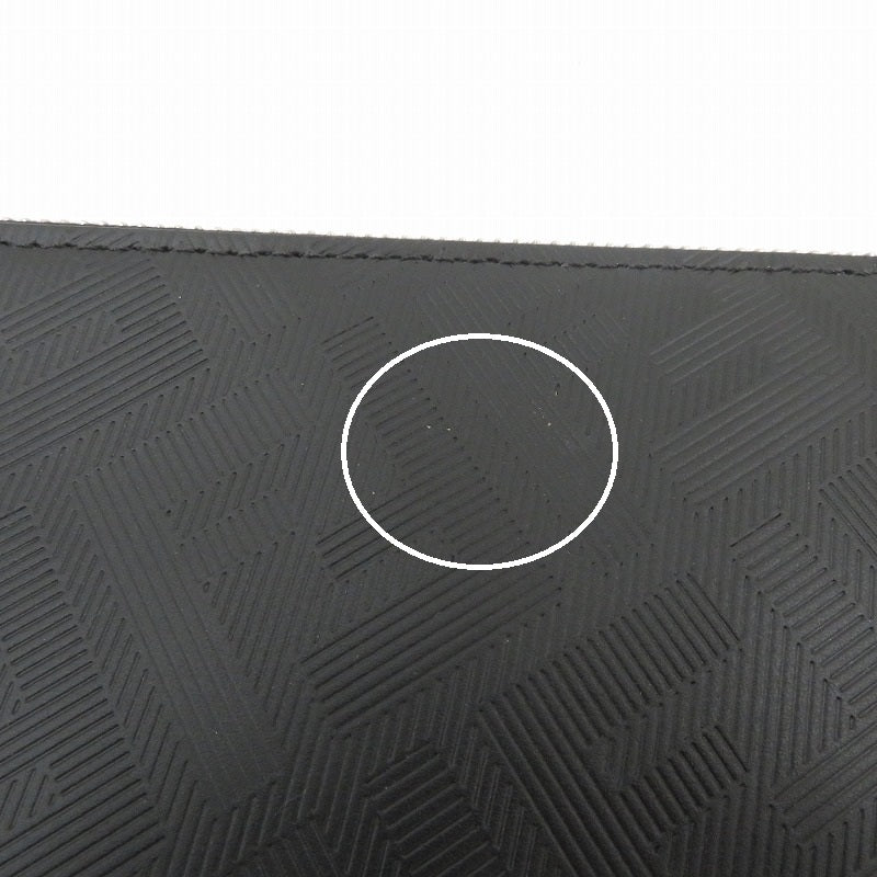 FENDI | フェンディ シャドー ダイアゴナル フラットポーチ クラッチバッグ 7N0110 AP1T F0GXN ブラック【瀬戸大橋店】