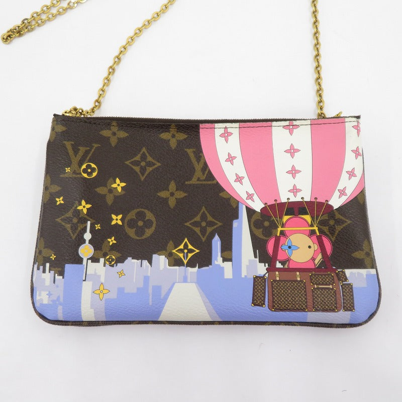 LOUIS VUITTON | ルイ・ヴィトン モノグラム ヴィヴィエンヌ ポシェット・ドゥール ジップ ショルダーバッグ M68486 マルチカラー【瀬戸大橋店】