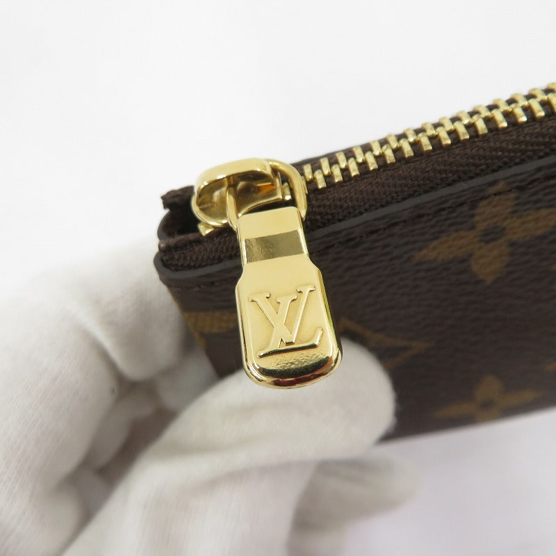LOUIS VUITTON | ルイ・ヴィトン モノグラム ポシェット・クレ コインケース M62650 ブラウン【瀬戸大橋店】