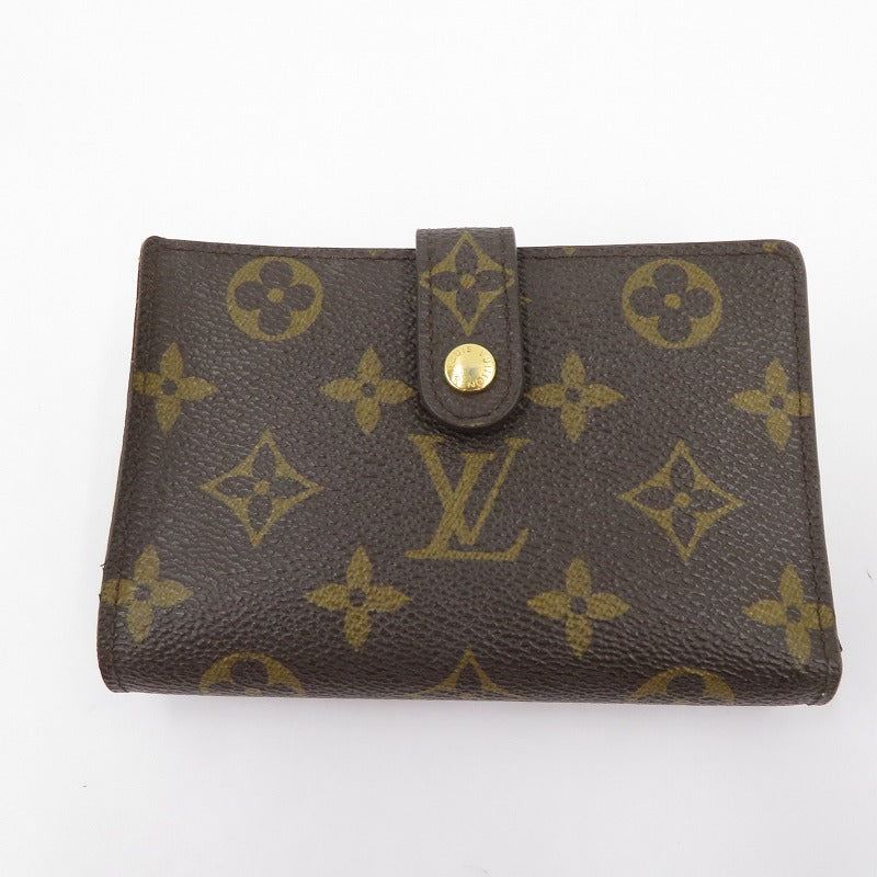 LOUIS VUITTON | ルイ・ヴィトン モノグラム ポルトモネ・ビエ ヴィエノワ 二つ折り財布 M61633 がま口財布 ブラウン【瀬戸大橋店】