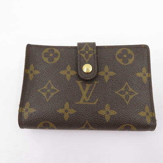LOUIS VUITTON | ルイ・ヴィトン モノグラム ポルトモネ・ビエ ヴィエノワ 二つ折り財布 M61633 がま口財布 ブラウン【瀬戸大橋店】