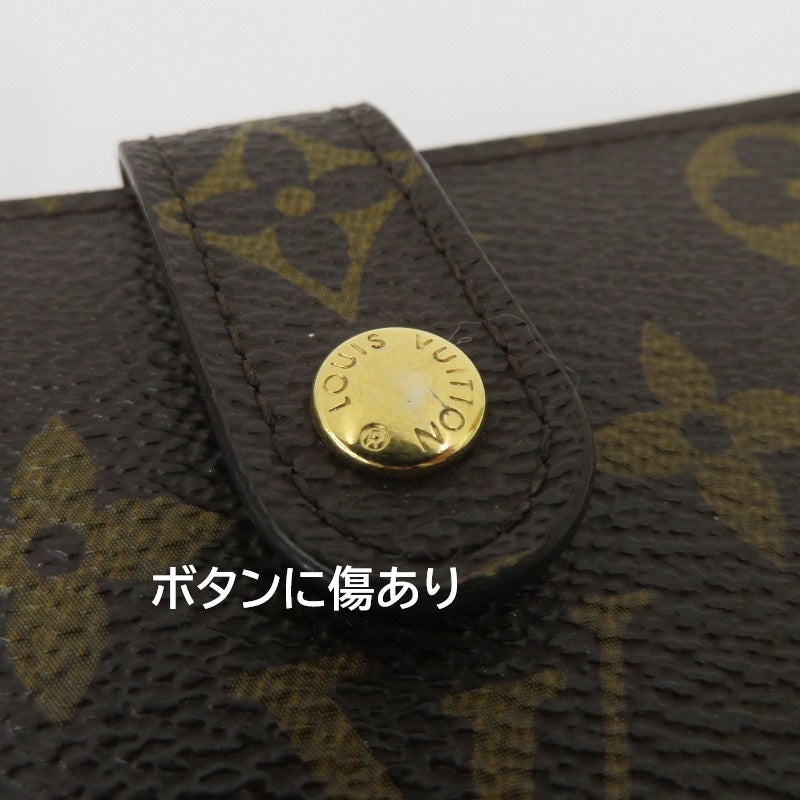 LOUIS VUITTON | ルイ・ヴィトン モノグラム ポルトモネ・ビエ ヴィエノワ 二つ折り財布 M61633 がま口財布 ブラウン【瀬戸大橋店】