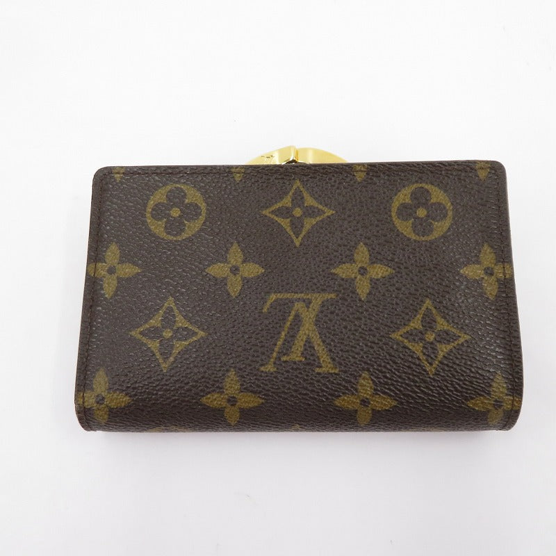 LOUIS VUITTON | ルイ・ヴィトン モノグラム ポルトモネ・ビエ ヴィエノワ 二つ折り財布 M61633 がま口財布 ブラウン【瀬戸大橋店】