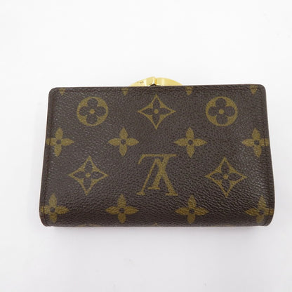 LOUIS VUITTON | ルイ・ヴィトン モノグラム ポルトモネ・ビエ ヴィエノワ 二つ折り財布 M61633 がま口財布 ブラウン【瀬戸大橋店】