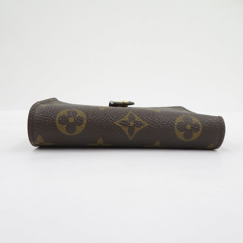 LOUIS VUITTON | ルイ・ヴィトン モノグラム ポルトモネ・ビエ ヴィエノワ 二つ折り財布 M61633 がま口財布 ブラウン【瀬戸大橋店】