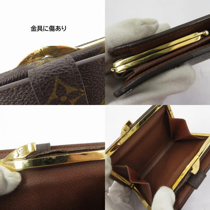 LOUIS VUITTON | ルイ・ヴィトン モノグラム ポルトモネ・ビエ ヴィエノワ 二つ折り財布 M61633 がま口財布 ブラウン【瀬戸大橋店】