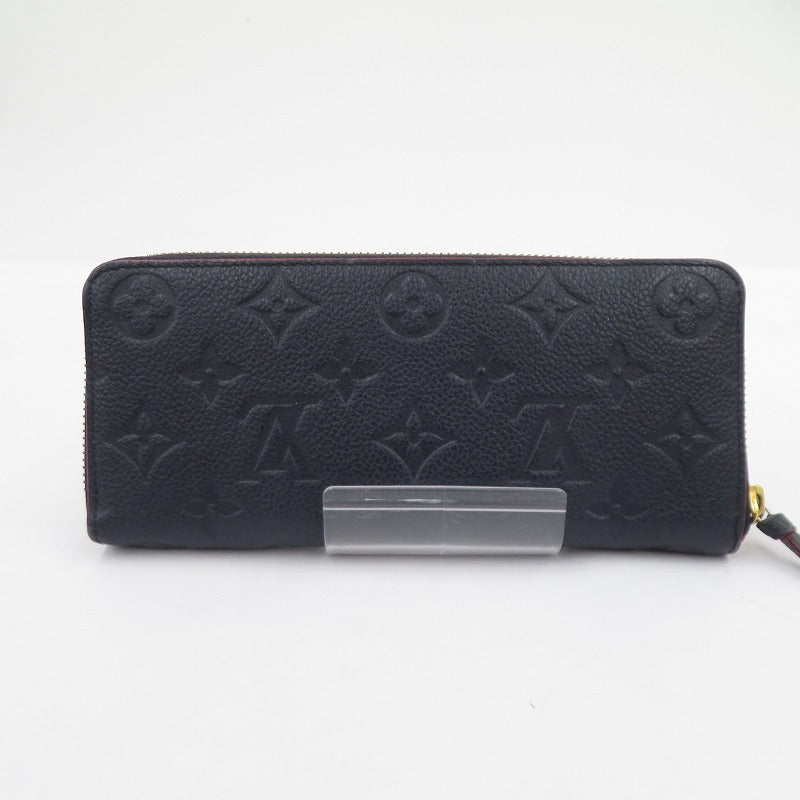 LOUIS VUITTON | ルイ・ヴィトン モノグラム アンプラント ポルトフォイユ・クレマンス 長財布 M69415 ネイビー【瀬戸大橋店】