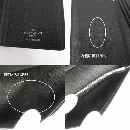 LOUIS VUITTON | ルイ・ヴィトン ポルトフォイユ・ブラザ ダミエ グラフィット 長財布 N62665 ブラック【瀬戸大橋店】