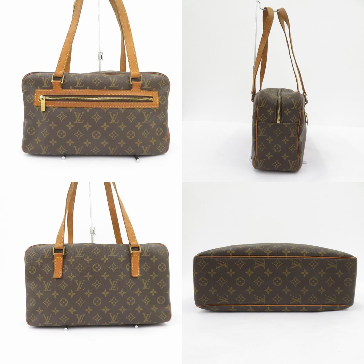 LOUIS VUITTON | ルイ・ヴィトン シテ GM モノグラム ショルダーバッグ M51181 ブラウン【瀬戸大橋店】