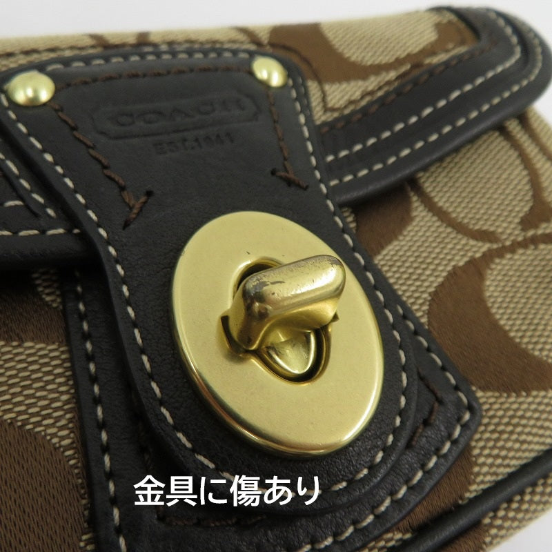 COACH | コーチ シグネチャー レガシー ミニ ハンドバッグ F06K-40224 ブラウン【瀬戸大橋店】