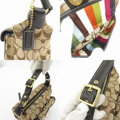 COACH | コーチ シグネチャー レガシー ミニ ハンドバッグ F06K-40224 ブラウン【瀬戸大橋店】