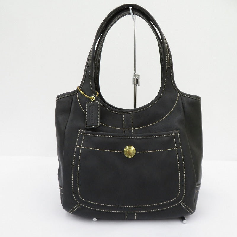 COACH | コーチ エルゴ レザー トート トートバッグ B0769-10743 ブラック【瀬戸大橋店】