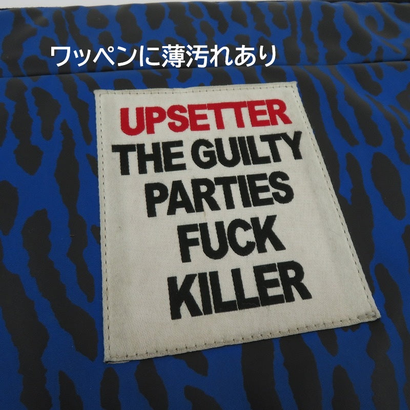 PORTER | ポーター ×WACKO MARIA11インチPCケース レオパード クラッチバッグ ブルー【瀬戸大橋店】
