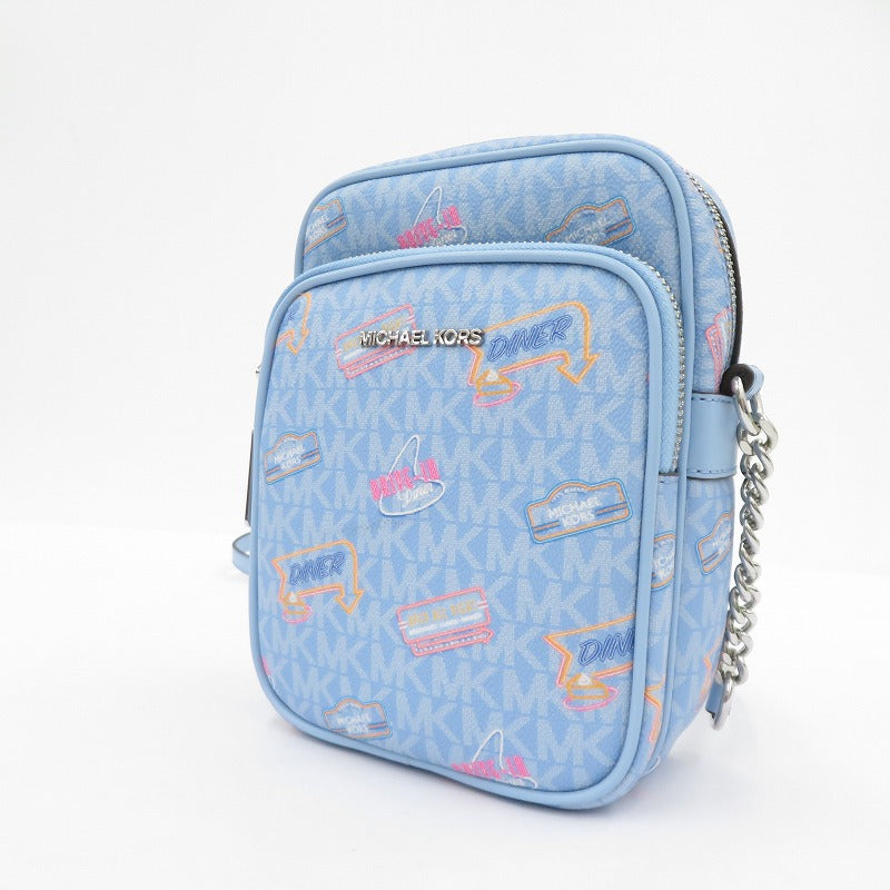 Michael Kors | マイケルコース JET SET TRAVEL ショルダーバッグ 35T5STVC21 ブルー【瀬戸大橋店】