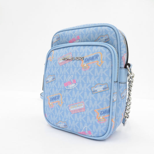 Michael Kors | マイケルコース JET SET TRAVEL ショルダーバッグ 35T5STVC21 ブルー【瀬戸大橋店】