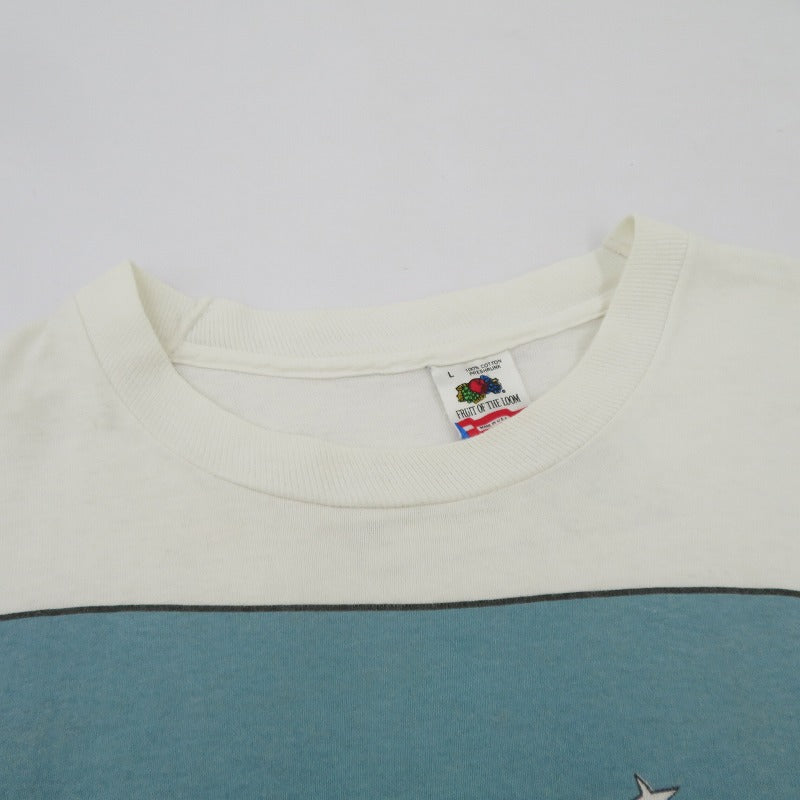 FRUIT OF THE LOOM | フルーツオブザルーム リチャードスタイン 90’ 半袖Ｔシャツ ホワイト サイズ：L【瀬戸大橋店】
