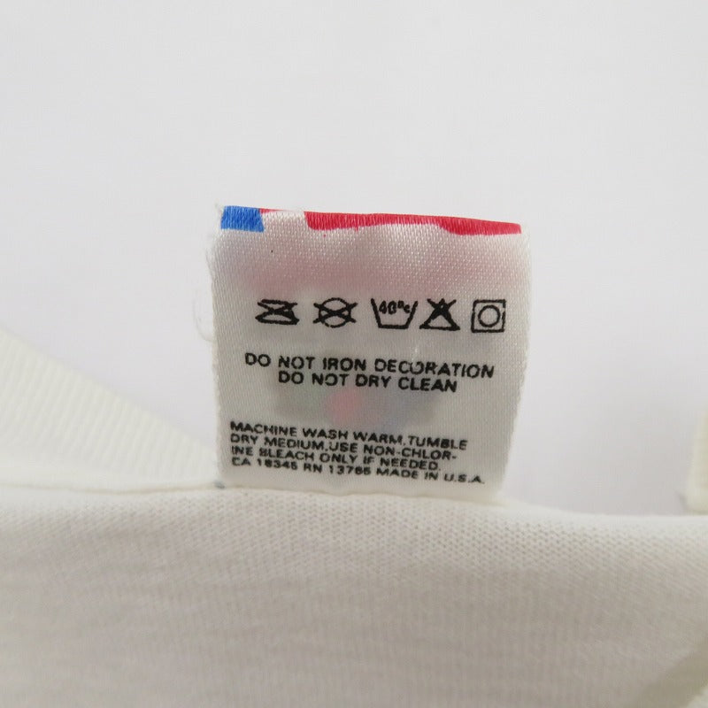 FRUIT OF THE LOOM | フルーツオブザルーム リチャードスタイン 90’ 半袖Ｔシャツ ホワイト サイズ：L【瀬戸大橋店】