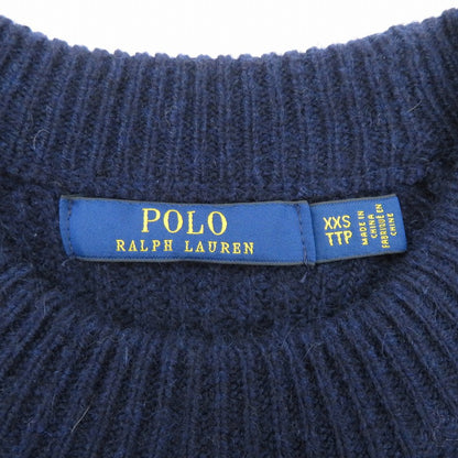 POLO RALPH LAUREN | ポロ・ラルフローレン ウール カシミヤ ワンピース ネイビー サイズ：XXS【瀬戸大橋店】