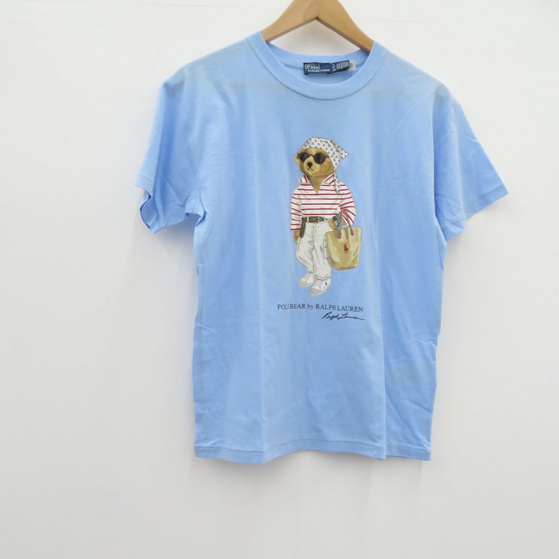 POLO RALPH LAUREN | ポロ・ラルフローレン POLOベアコットンジャージーTシャツ 半袖Ｔシャツ ブルー サイズ：S【瀬戸大橋店】