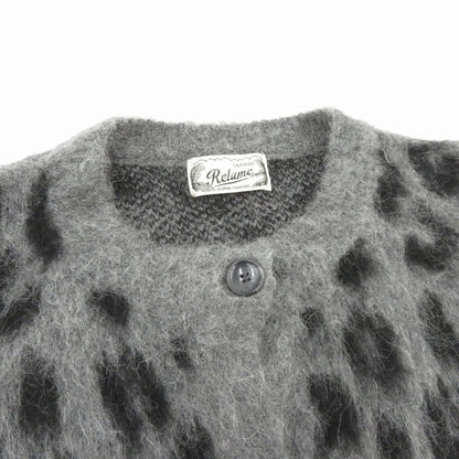 JOURNAL STANDARD relume | ジャーナルスタンダード　レリューム ×AYA KANEKO レオパード カーディガン グレー サイズ：FreeSize【瀬戸大橋店】